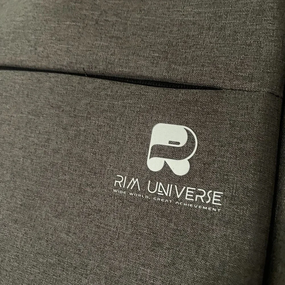 RIM Universe Gray Laptop Backpack – NEW w/ USB Charging Port